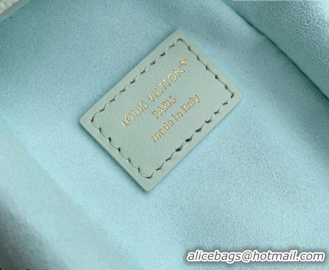 Super Quality Louis Vuitton Side Trunk MM Bag in Calf leather with Chain Charm M27449 Jade Green 2026