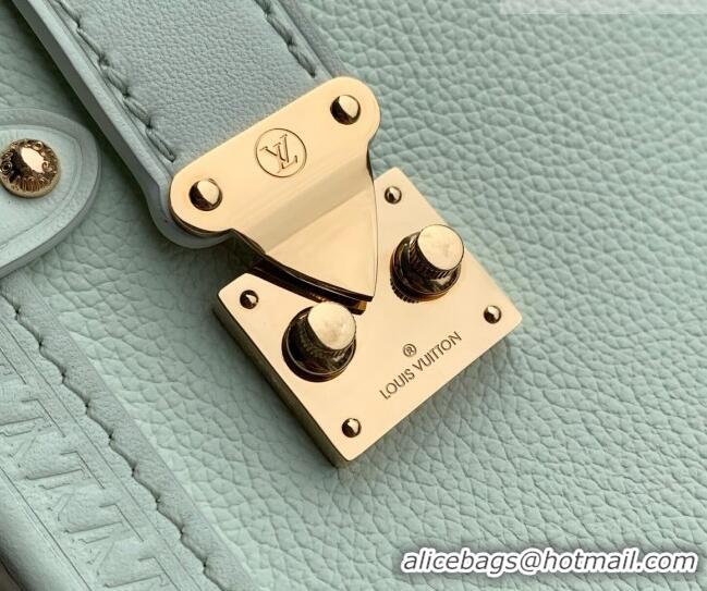 Super Quality Louis Vuitton Side Trunk MM Bag in Calf leather with Chain Charm M27449 Jade Green 2026