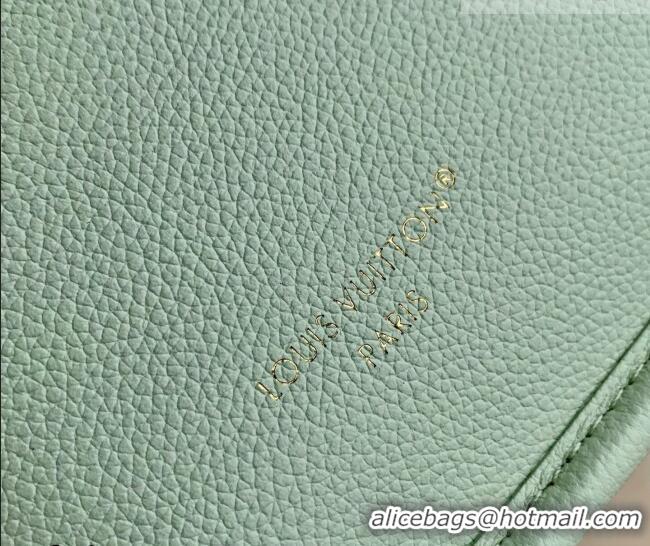 Grade Design Louis Vuitton Neverfull Bandoulière Inside Out BB Tote bag Green Leather/Monogram Coated Canvas M28236 2026