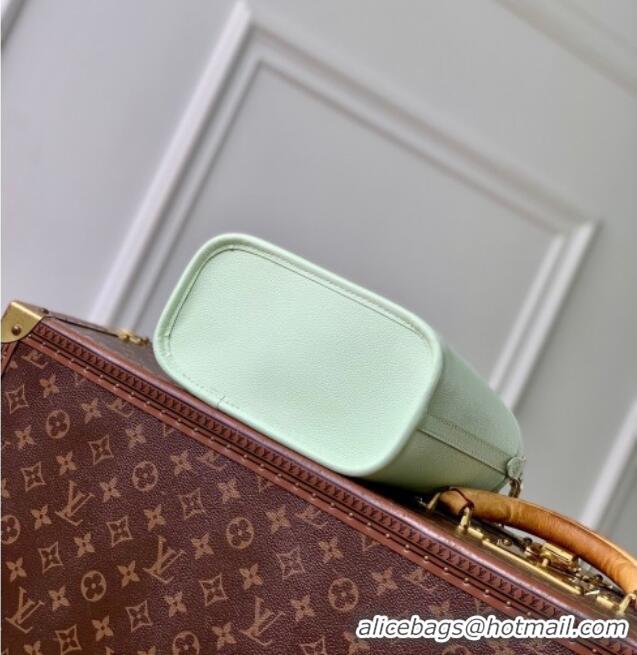 Grade Design Louis Vuitton Neverfull Bandoulière Inside Out BB Tote bag Green Leather/Monogram Coated Canvas M28236 2026