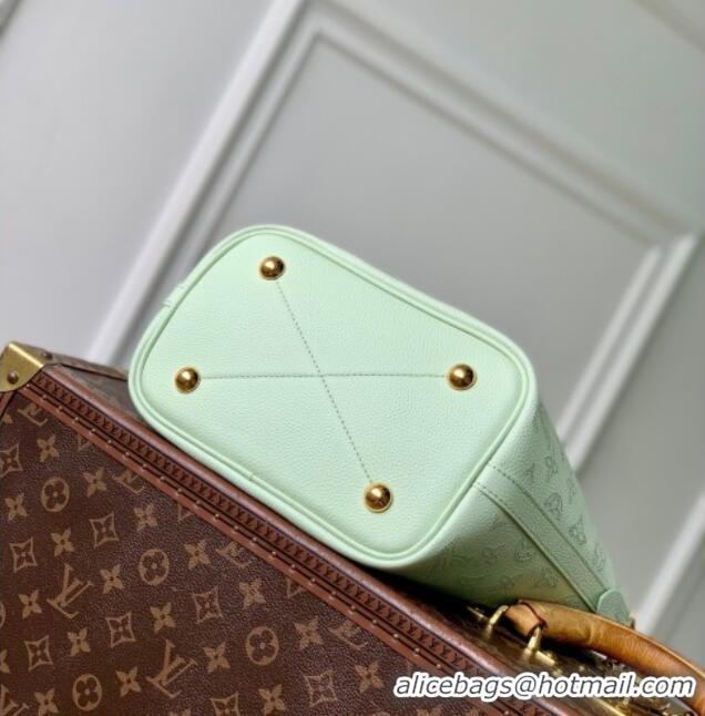 Trendy Design Louis Vuitton Blossom PM Tote Bag in Mahina Perforated Leather M27599 Jade Green 2026