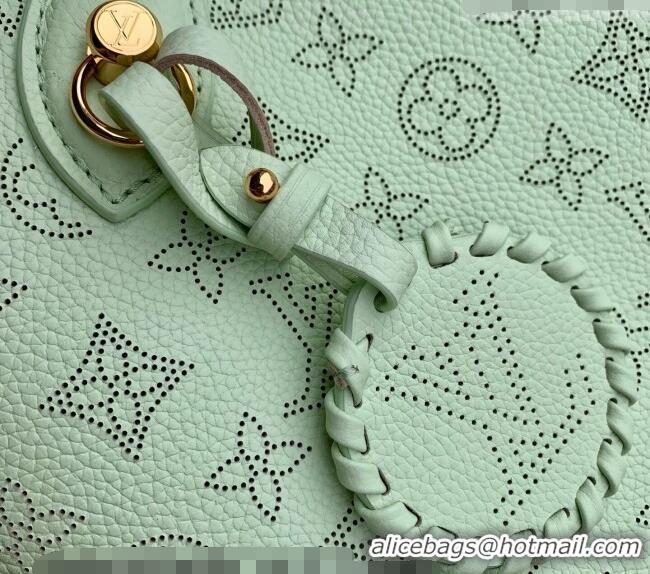 Trendy Design Louis Vuitton Blossom PM Tote Bag in Mahina Perforated Leather M27599 Jade Green 2026