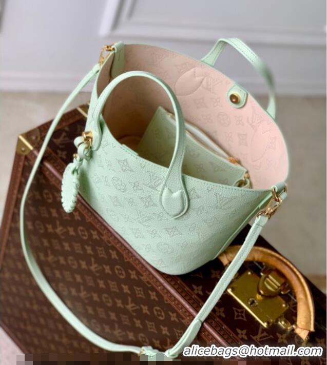 Trendy Design Louis Vuitton Blossom PM Tote Bag in Mahina Perforated Leather M27599 Jade Green 2026