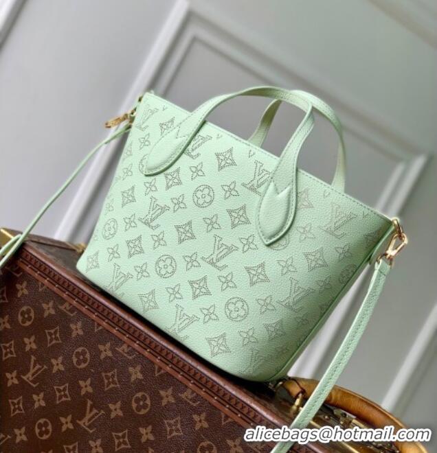 Trendy Design Louis Vuitton Blossom PM Tote Bag in Mahina Perforated Leather M27599 Jade Green 2026