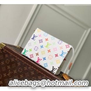 Top Grade Louis Vuitton LV x TM Toiletry Pouch 19 in Multicolored/White Canvas M28241 2026