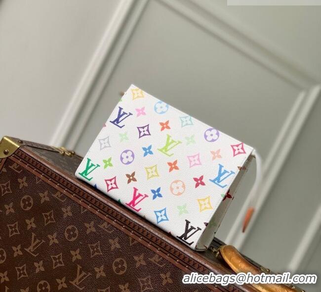 Top Grade Louis Vuitton LV x TM Toiletry Pouch 19 in Multicolored/White Canvas M28241 2026