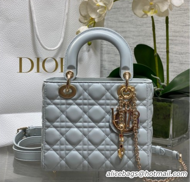 Trendy Design Dior Small Lady Dior My ABCDior Bag in Cannage Lambskin Leather DR012602 Blue 2026