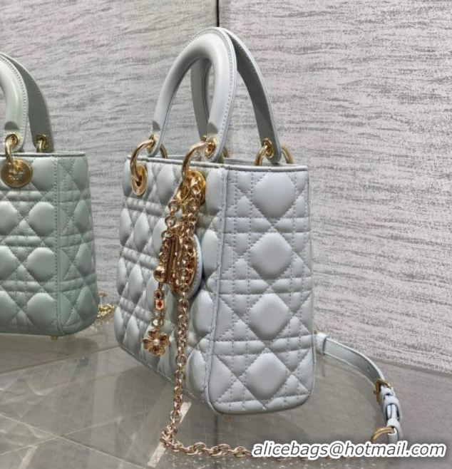 Trendy Design Dior Small Lady Dior My ABCDior Bag in Cannage Lambskin Leather DR012602 Blue 2026