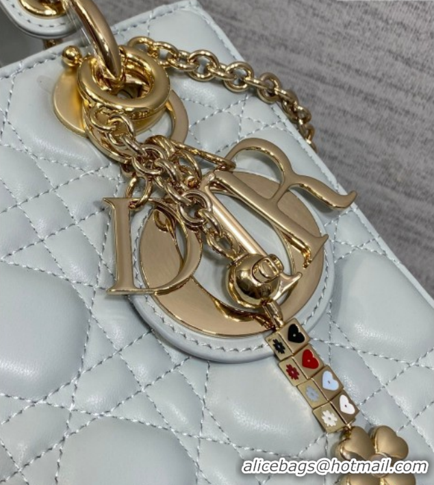 Trendy Design Dior Small Lady Dior My ABCDior Bag in Cannage Lambskin Leather DR012602 Blue 2026