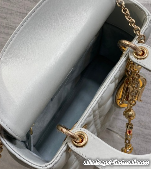 Trendy Design Dior Small Lady Dior My ABCDior Bag in Cannage Lambskin Leather DR012602 Blue 2026