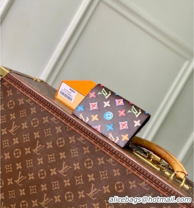Luxury Cheap Louis Vuitton Passport Cover in Monogram Donuts Canvas M28281 Chocolate Brown 2026
