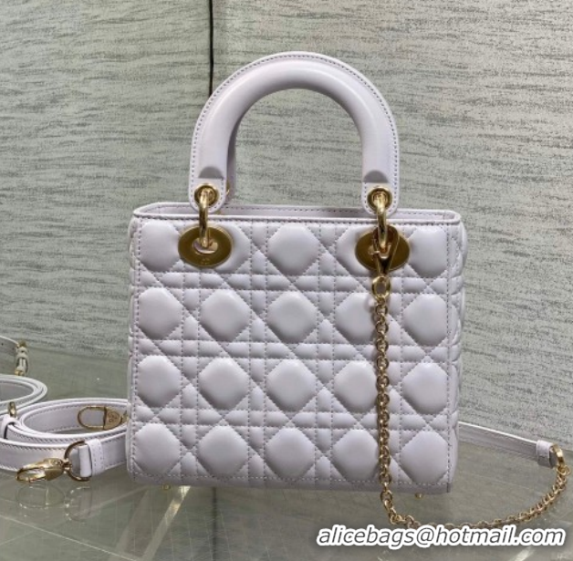 Sumptuous Dior Small Lady Dior My ABCDior Bag in Cannage Lambskin Leather DR012602 Purple 2026