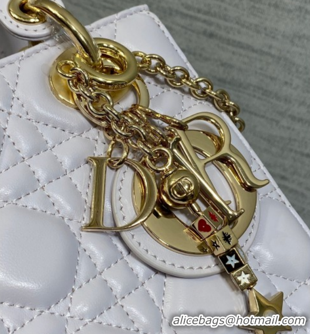 Sumptuous Dior Small Lady Dior My ABCDior Bag in Cannage Lambskin Leather DR012602 Purple 2026