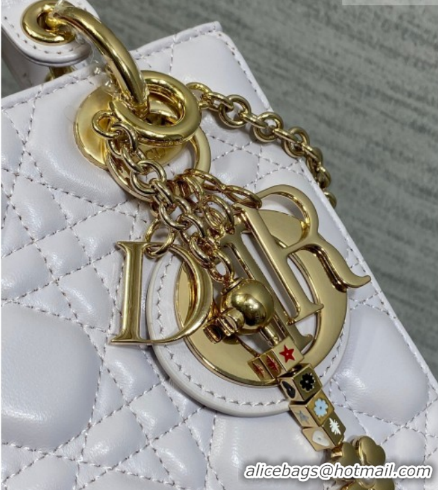 Sumptuous Dior Small Lady Dior My ABCDior Bag in Cannage Lambskin Leather DR012602 Purple 2026