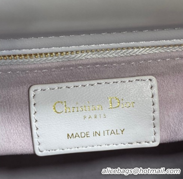 Sumptuous Dior Small Lady Dior My ABCDior Bag in Cannage Lambskin Leather DR012602 Purple 2026