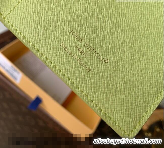 Best Price Louis Vuitton Passport Cover in Monogram Donuts Canvas M28039 Pistachio Green 2026