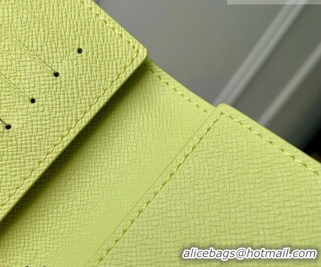 Best Price Louis Vuitton Passport Cover in Monogram Donuts Canvas M28039 Pistachio Green 2026