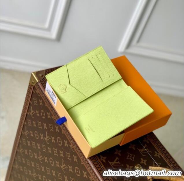 Best Price Louis Vuitton Passport Cover in Monogram Donuts Canvas M28039 Pistachio Green 2026