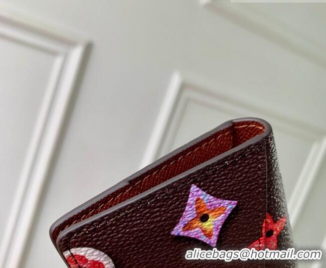 Super Quality Louis Vuitton Pocket Organizer in Monogram Donuts Canvas M28282 Chocolate Brown 2026
