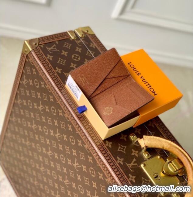 Super Quality Louis Vuitton Pocket Organizer in Monogram Donuts Canvas M28282 Chocolate Brown 2026
