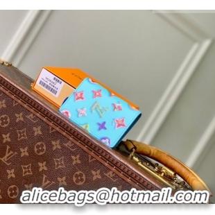 Good Taste Louis Vuitton Pocket Organizer in Monogram Donuts Canvas M28045 Blueberry Blue 2026
