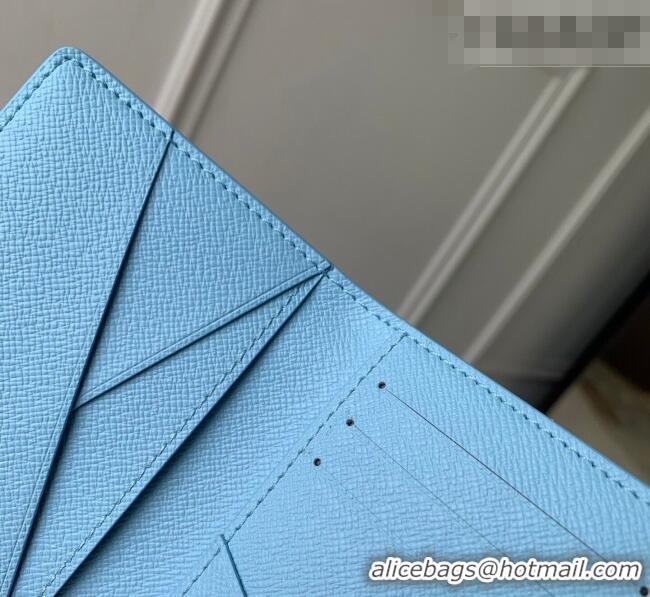 Good Taste Louis Vuitton Pocket Organizer in Monogram Donuts Canvas M28045 Blueberry Blue 2026