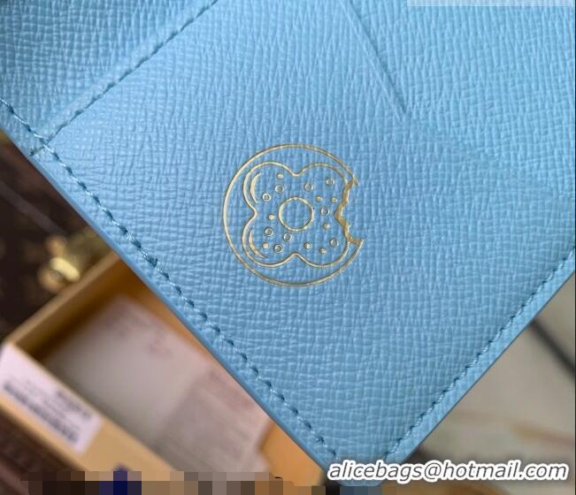 Good Taste Louis Vuitton Pocket Organizer in Monogram Donuts Canvas M28045 Blueberry Blue 2026