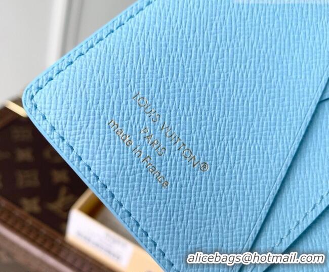 Good Taste Louis Vuitton Pocket Organizer in Monogram Donuts Canvas M28045 Blueberry Blue 2026