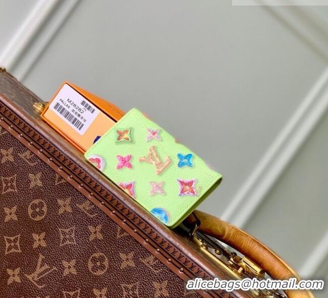 Top Design Louis Vuitton Pocket Organizer in Monogram Donuts Canvas M28044 Pistachio Green 2026