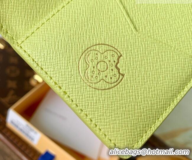 Top Design Louis Vuitton Pocket Organizer in Monogram Donuts Canvas M28044 Pistachio Green 2026