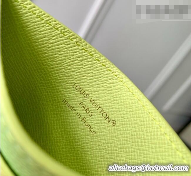 Top Grade Louis Vuitton Double Card Holder in Monogram Donuts Canvas M28284 Pistachio Green 2026