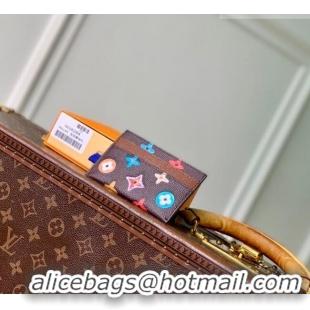Most Popular Louis Vuitton Double Card Holder in Monogram Donuts Canvas M28284 Chocolate Brown 2026