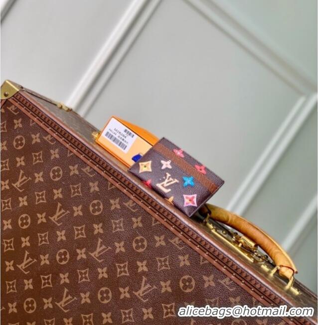 Most Popular Louis Vuitton Double Card Holder in Monogram Donuts Canvas M28284 Chocolate Brown 2026
