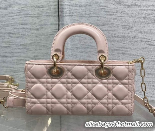 Purchase Dior Small Lady D-Joy Bag in Cannage Lambskin Leather with Openwork Charm DR012603 Pink 2026