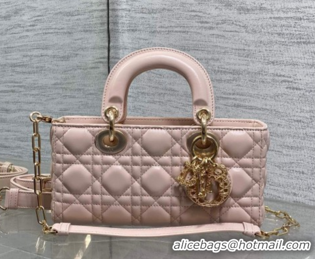 Purchase Dior Small Lady D-Joy Bag in Cannage Lambskin Leather with Openwork Charm DR012603 Pink 2026