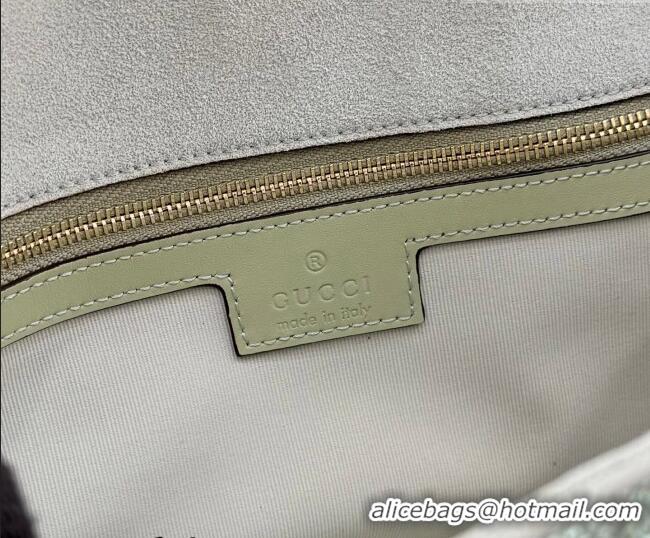 Grade Design Gucci GG Marmont crystals medium shoulder bag 837267 Pale Green 2026