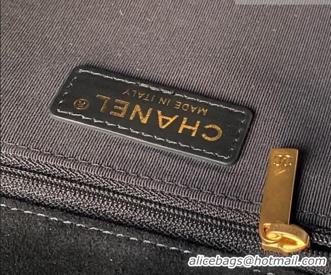 Best Price Chanel Suede Large Flap Messenger Bag AS5883 Black 2026