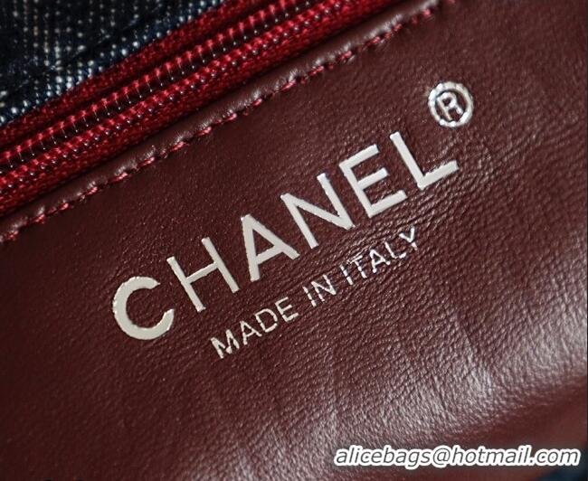 Unique Grade Chanel Shearling Classic Small Flap Bag with Star Charm A01113 Blue 2026