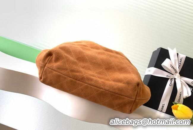 Promotional Chanel Suede & Turtoise-Shell Effect Top Handle Hobo Bag AS6010 Brown 2026