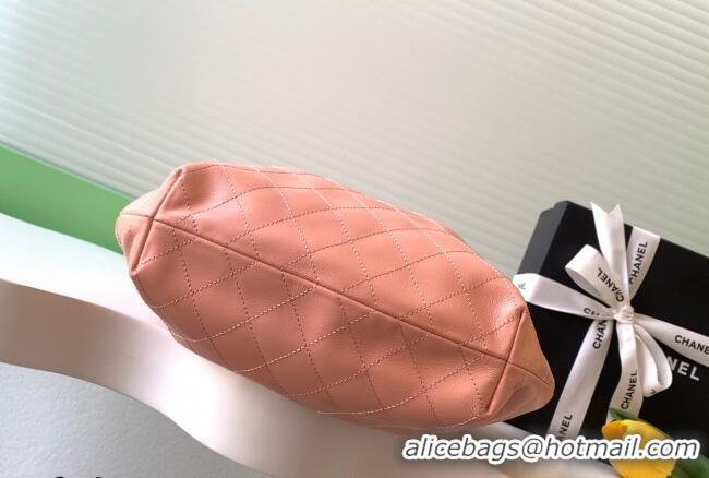 Good Quality Chanel Calfskin Leather & Turtoise-Shell Effect Top Handle Hobo Bag AS6010 Pink 2026