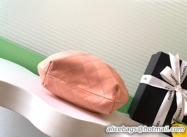 Trendy Design Chanel Calfskin Leather & Turtoise-Shell Effect Top Handle Small Hobo Bag AS6022 Pink 2026