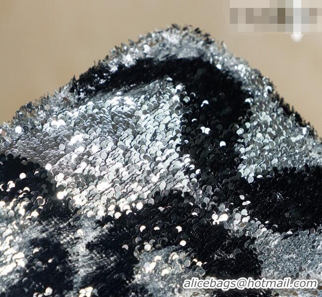 Top Quality Chanel Sequins Flap Bag with Bow Silver-Tone AS4561 2026