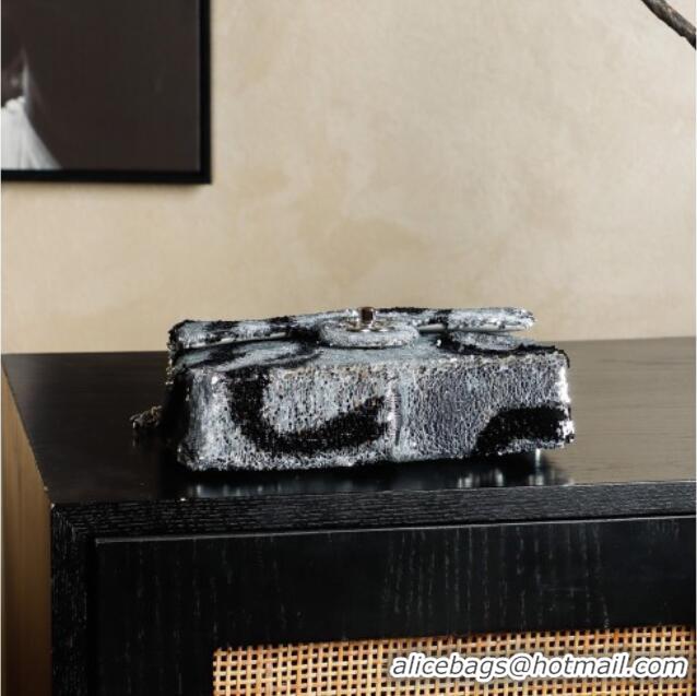 Top Quality Chanel Sequins Flap Bag with Bow Silver-Tone AS4561 2026