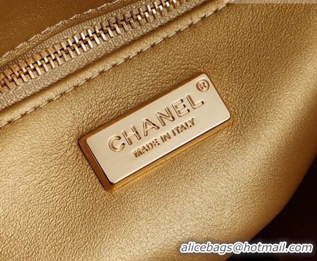 Promotional Chanel Sequins Flap Bag with Bow Gold-Tone AS4561 2026