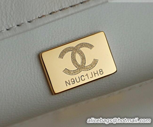 Best Price Chanel Sequins Flap Bag with Bow AS4561 White 2026