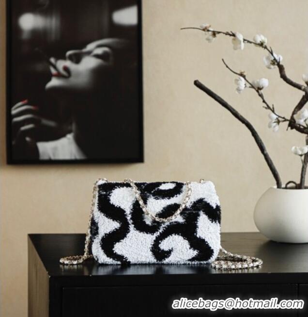 Best Price Chanel Sequins Flap Bag with Bow AS4561 White 2026