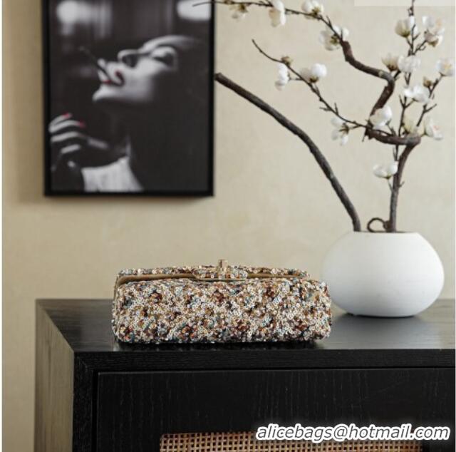 Trendy Design Chanel Sequins Classic Small Flap Handbag A01113 Beige 2026