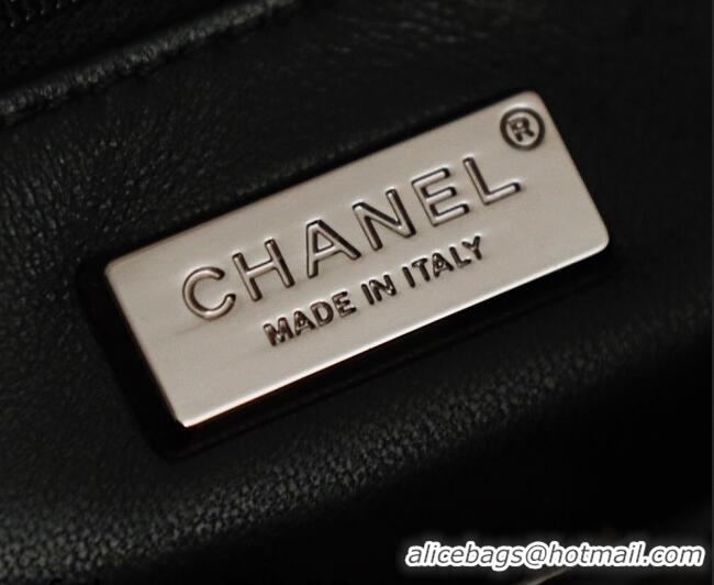 Well Crafted Chanel Sequins Classic Small Flap Handbag A01113 Black/Silver 2026