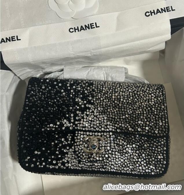 New Fashion Chanel Strass Classic Small Flap Handbag A01113 Silver 2026