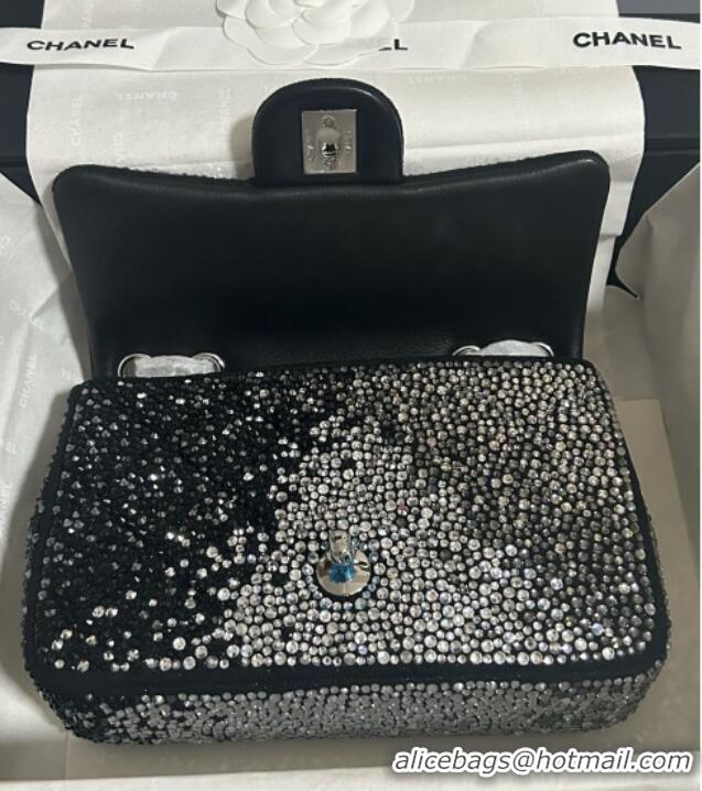 New Fashion Chanel Strass Classic Small Flap Handbag A01113 Silver 2026